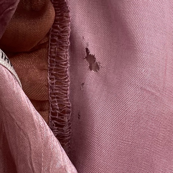 NWT Rahi Luster Cutout Mini Dress in Antique Rose | Metallic Pink | Nordstrom - Picture 12 of 16